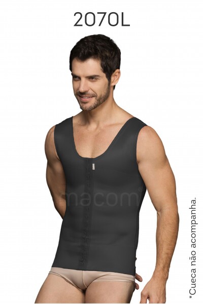 Colete masculino para ginecomastia longo 2070LMPESS1